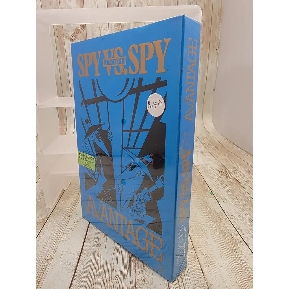 SPY VS. SPY Volume 1 + 2 Advantage Atari 400/800 Game New
